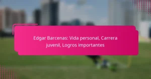 Edgar Barcenas: Vida personal, Carrera juvenil, Logros importantes