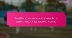 Freddy Adu: Momentos destacados de su carrera, Actuaciones notables, Premios