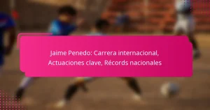 Jaime Penedo: Carrera internacional, Actuaciones clave, Récords nacionales